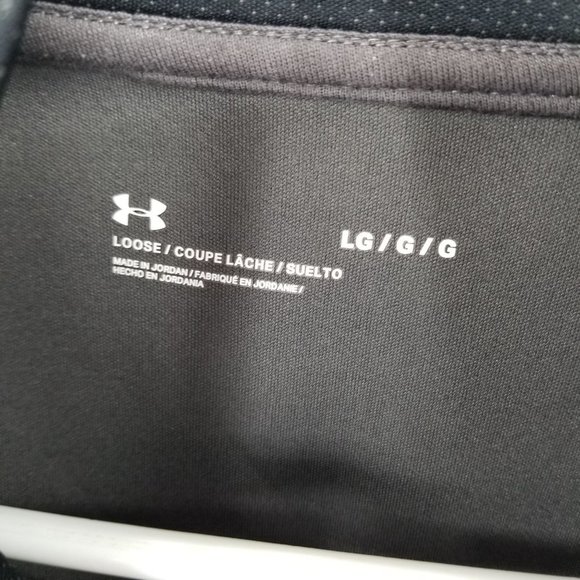 Under Armour Black Loose Fit Scuba Material Pullover Size Large - Picture 5 of 13